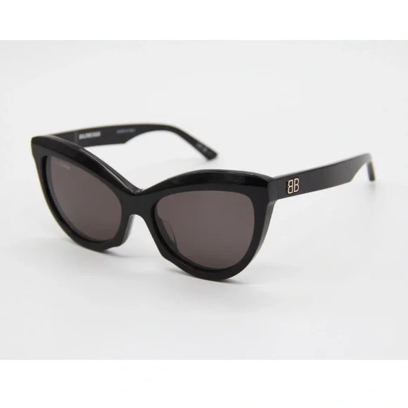 NEW BALENCIAGA SUNGLASSES BB0217S 001 CAT EYE EYEWEAR BALENCIAGA NEW COLLECTION - Picture 2 of 13